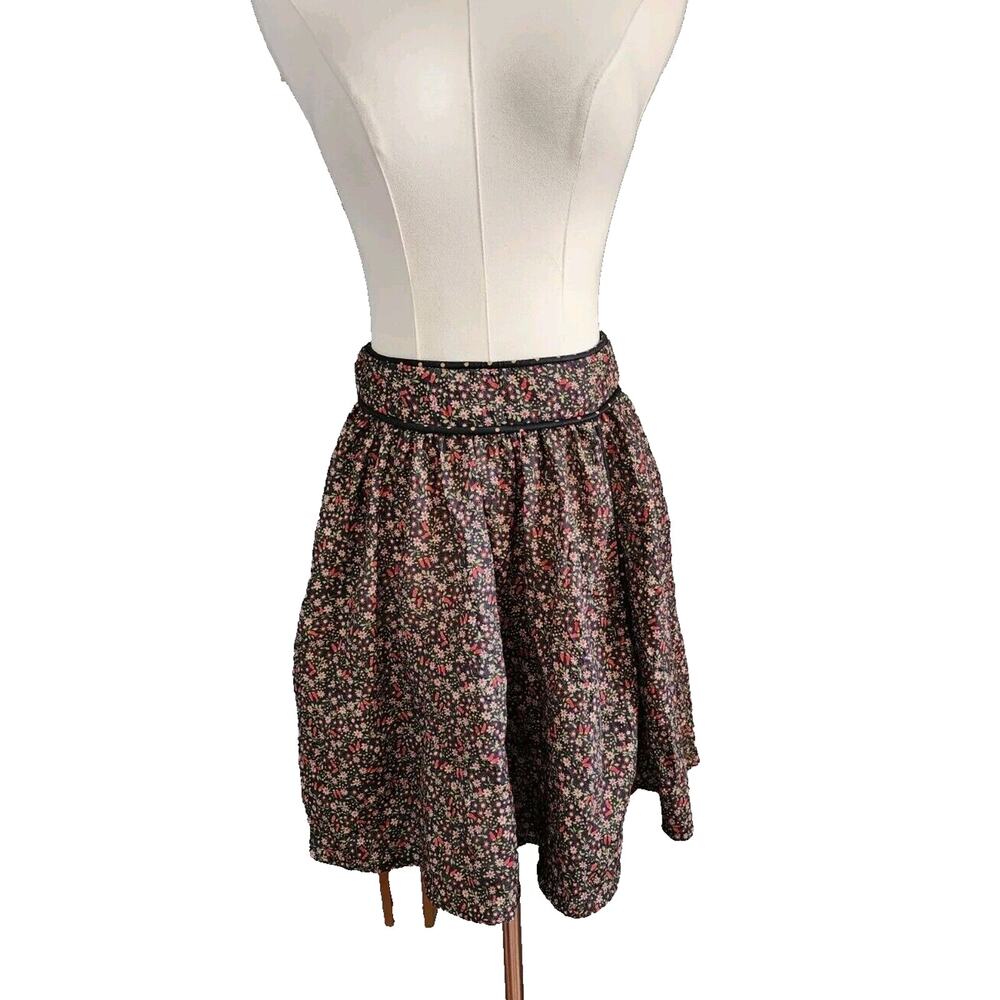 Dainty June California Retro Inspired Cottagecore Floral Mini Skirt Polka Dot 4